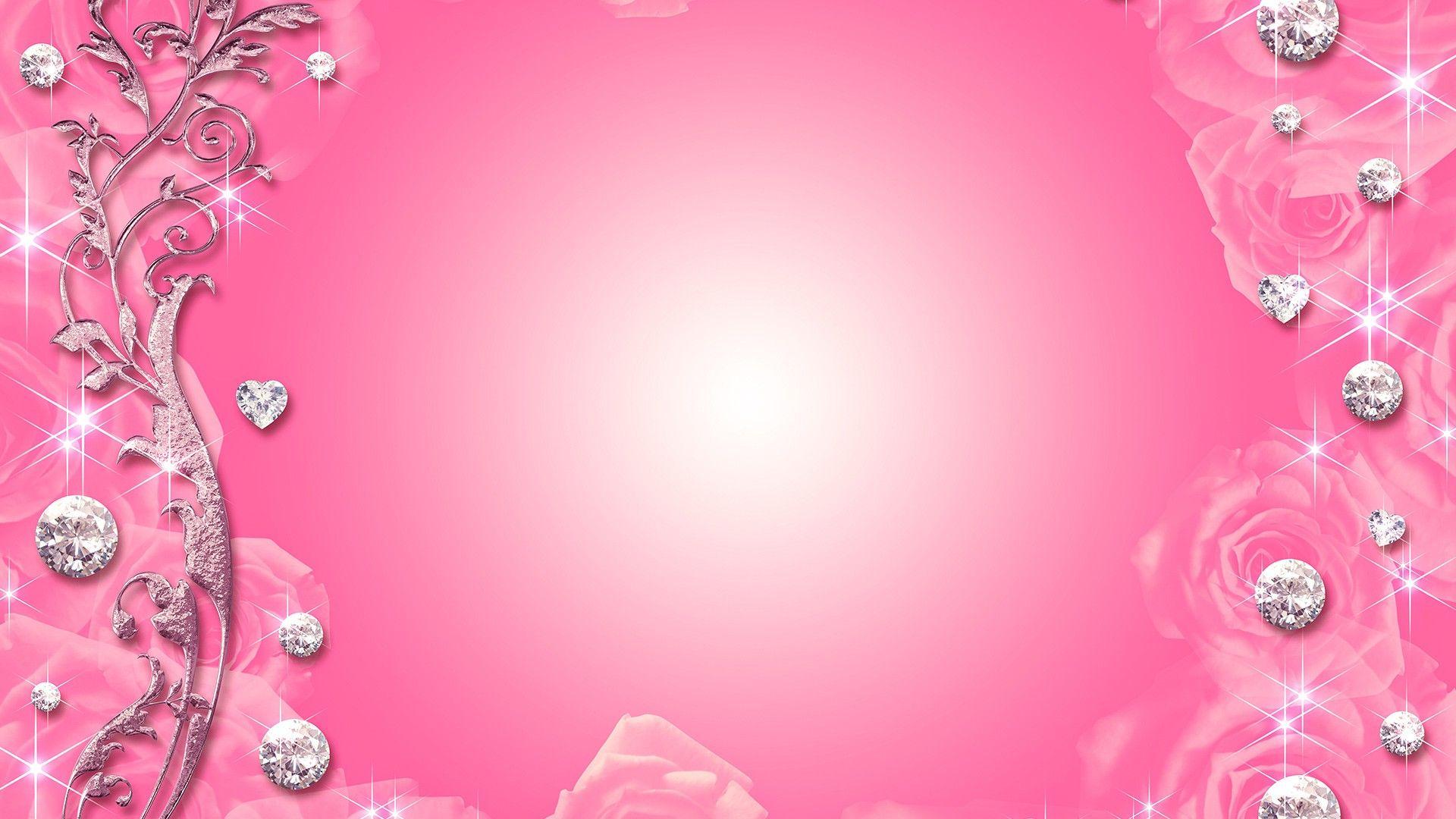 fond d écran paillette rose