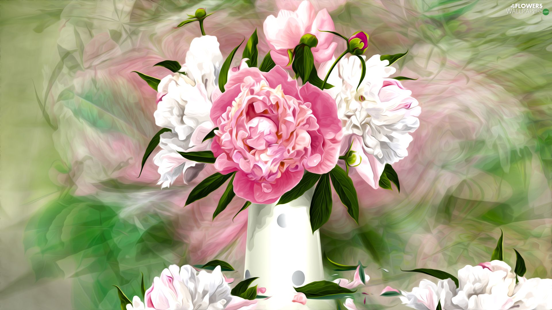 fond d écran bouquet de fleurs