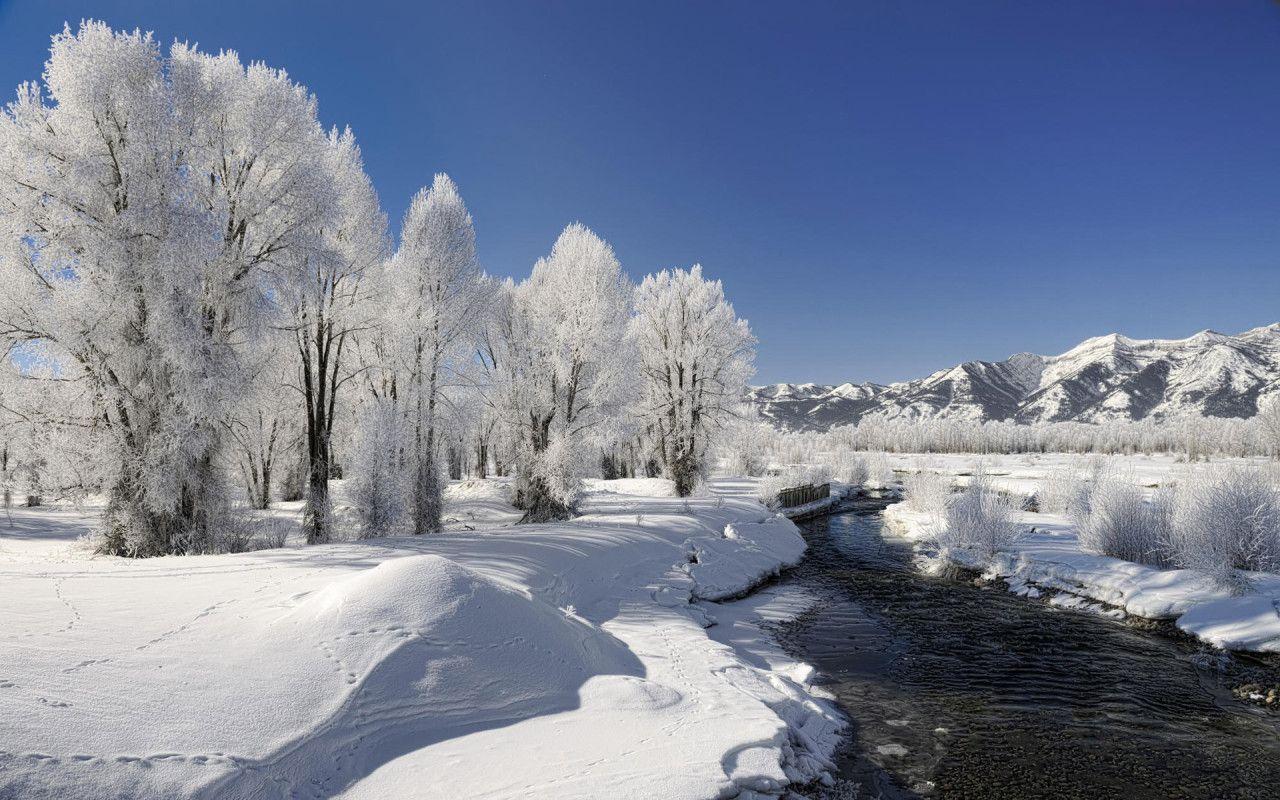photos paysages hiver fond d écran
