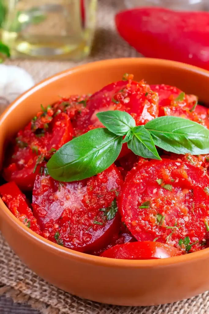 Easy Marinated Tomatoes Recipe