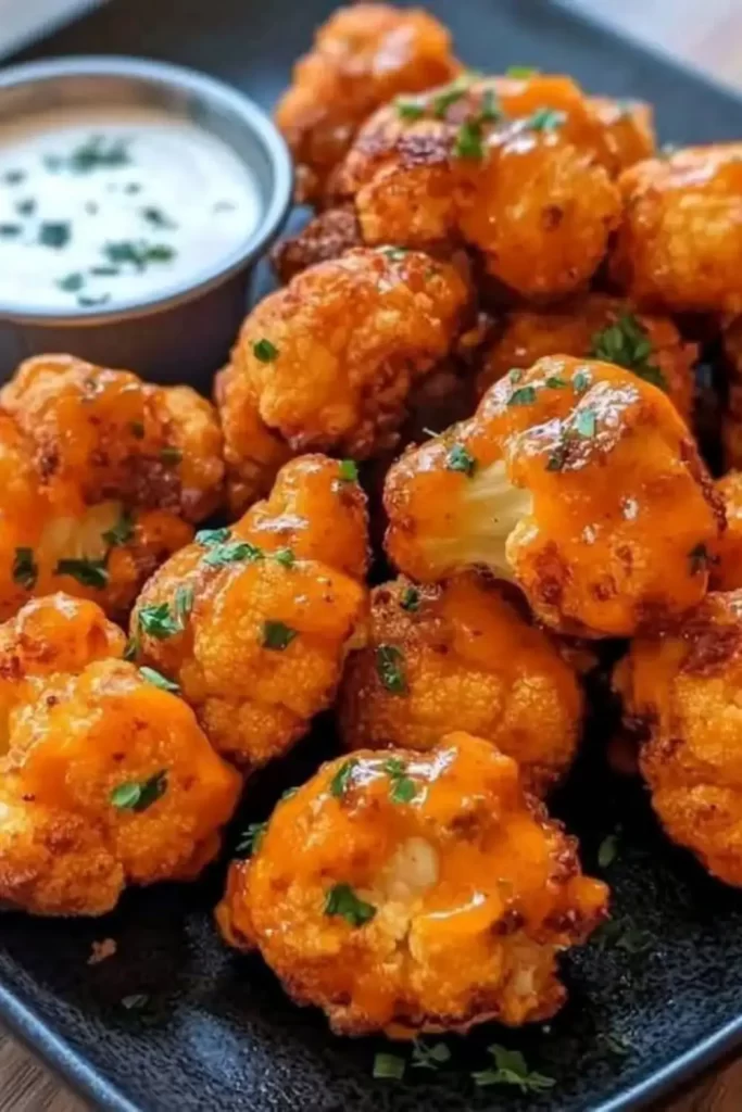 Buffalo Cauliflower Air Fryer Recipe