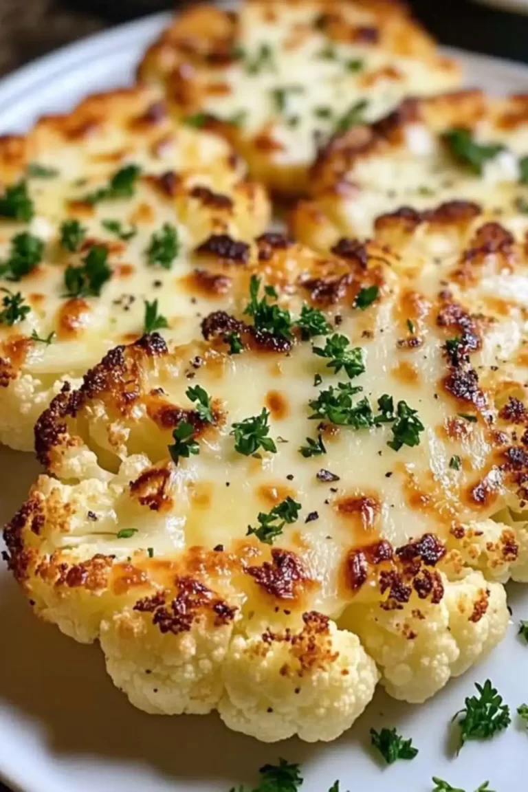 Cheesy Cauliflower Steaks