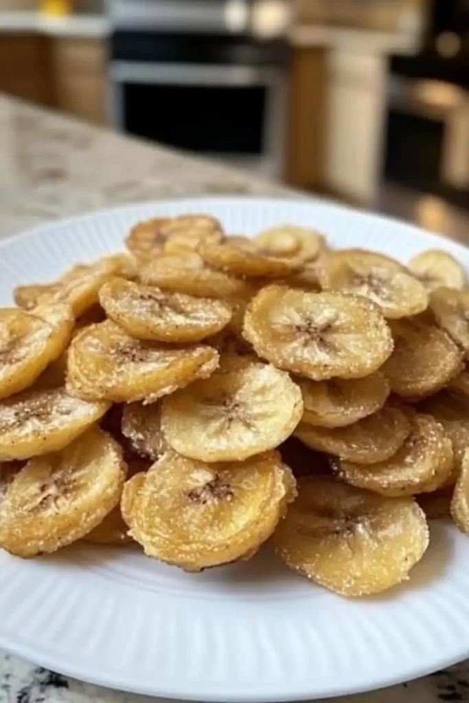 Crispy Homemade Banana Chips Recipe