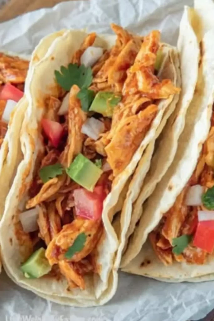 Easy Crockpot Chicken Tacos Recipe