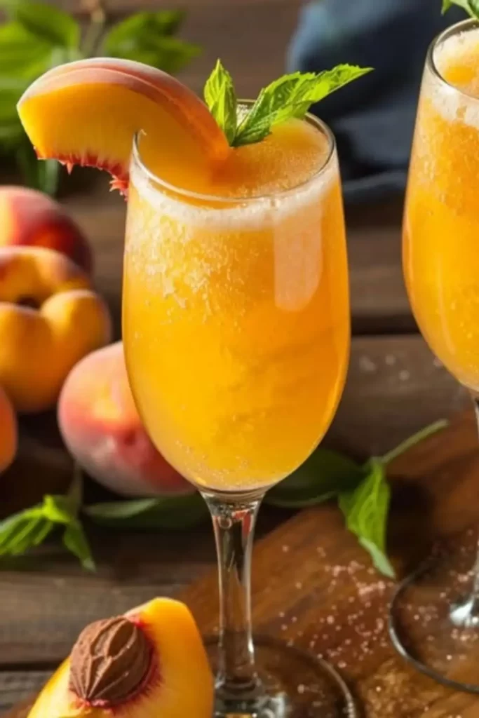 Easy Peach Bellini Recipe