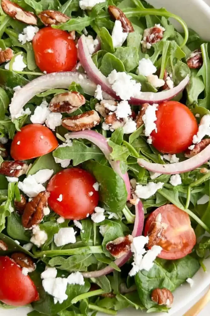 Easy Spinach and Arugula Salad Recipe