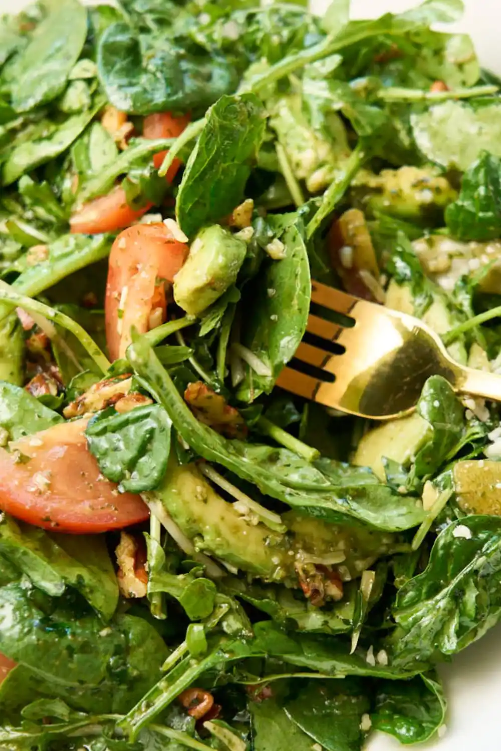 Easy Spinach and Arugula Salad Recipe