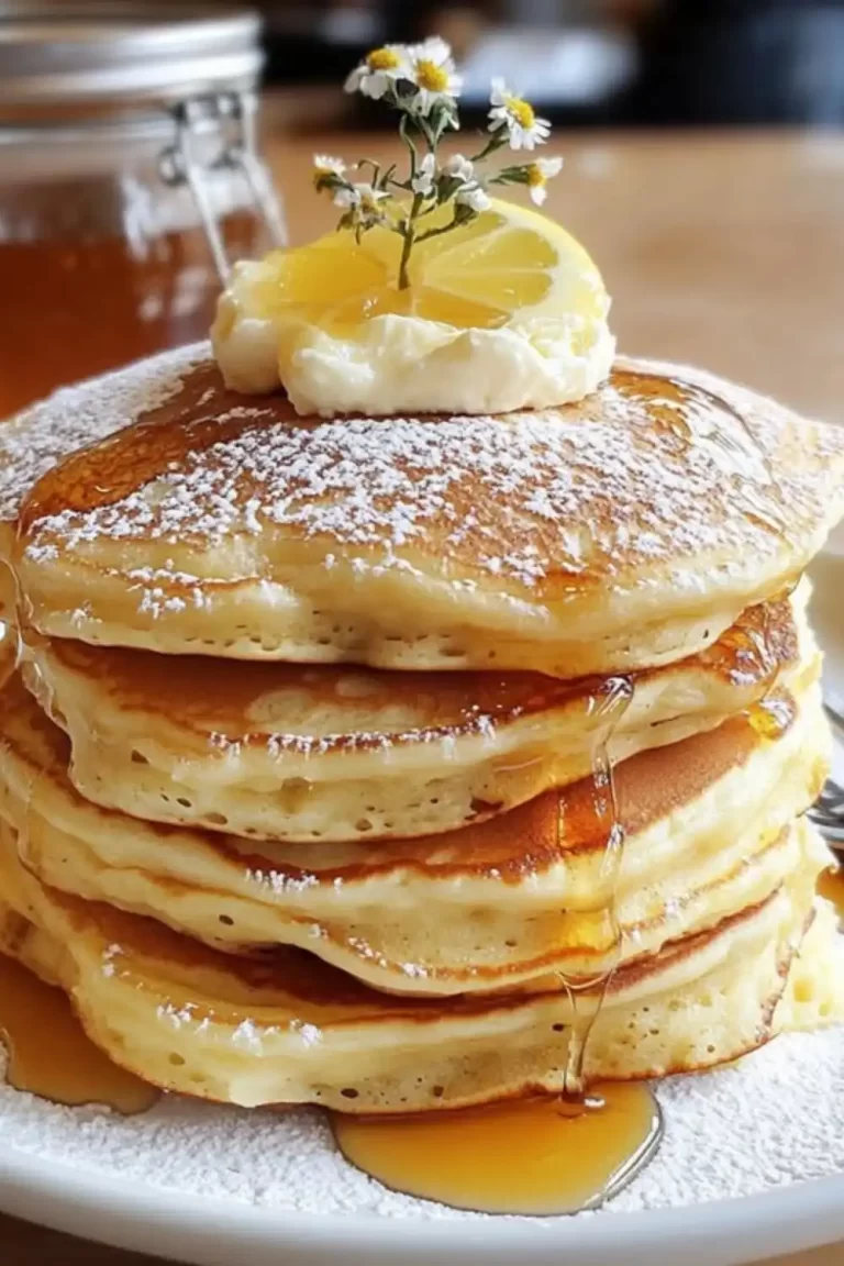Fluffy Lemon Ricotta Pancakes Recipe