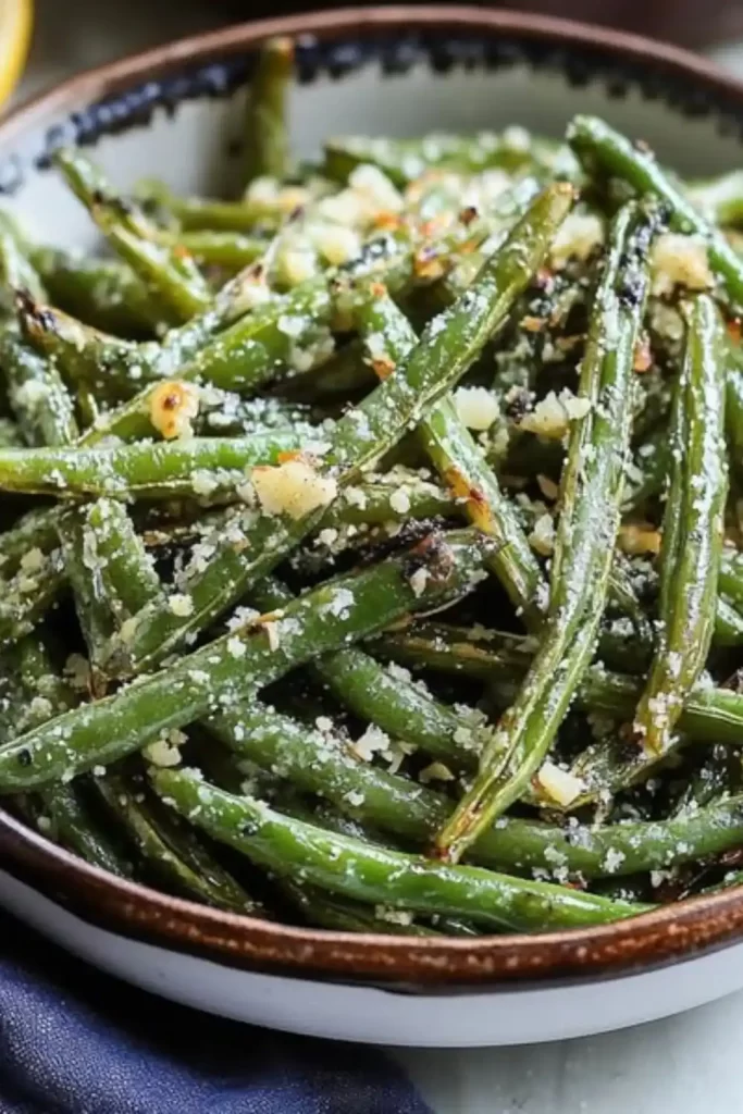 Roasted Green Beans with Parmesan