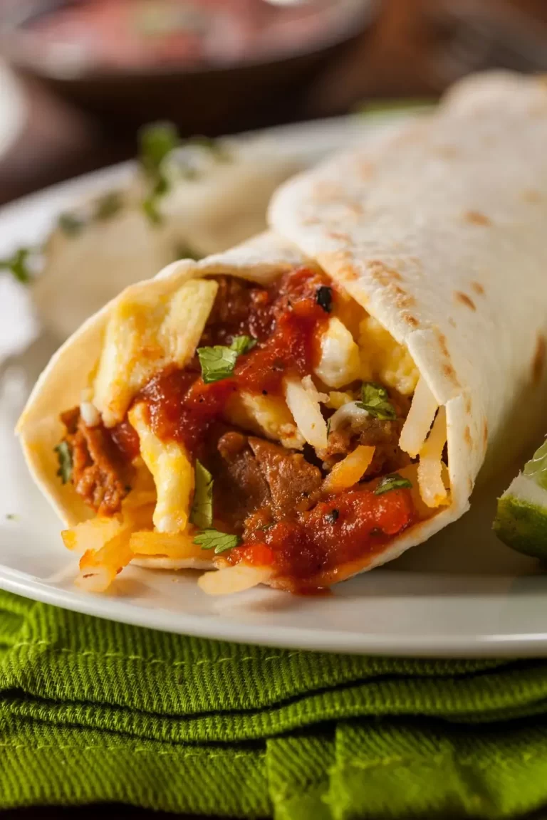 Chorizo Breakfast Burrito Recipe