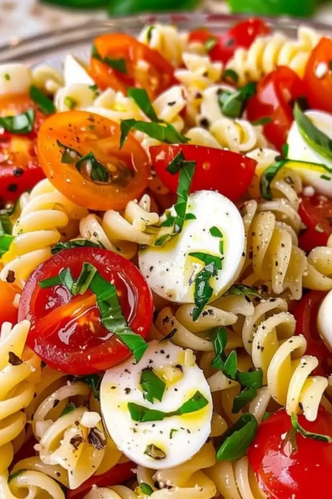 Delicious Caprese Pasta Salad Recipe