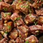 Garlic Butter Steak Bites Crockpot