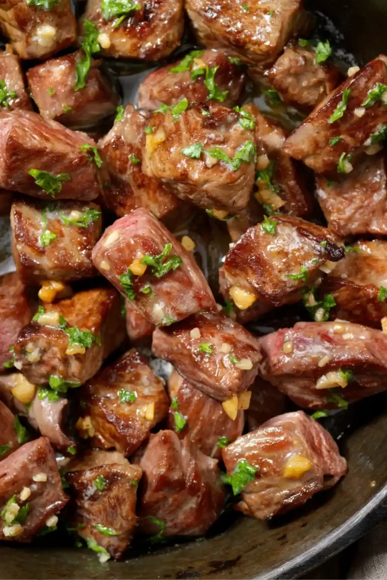 Garlic Butter Steak Bites Crockpot
