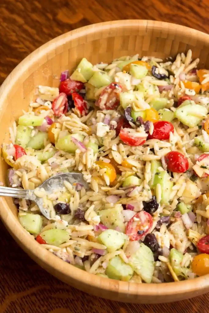 Greek Orzo Pasta Salad